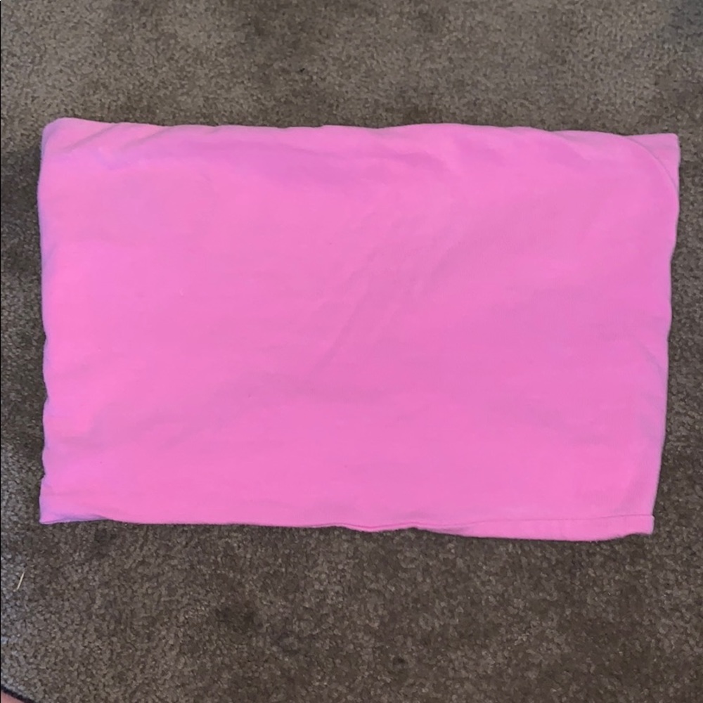 Pink top shop tube top